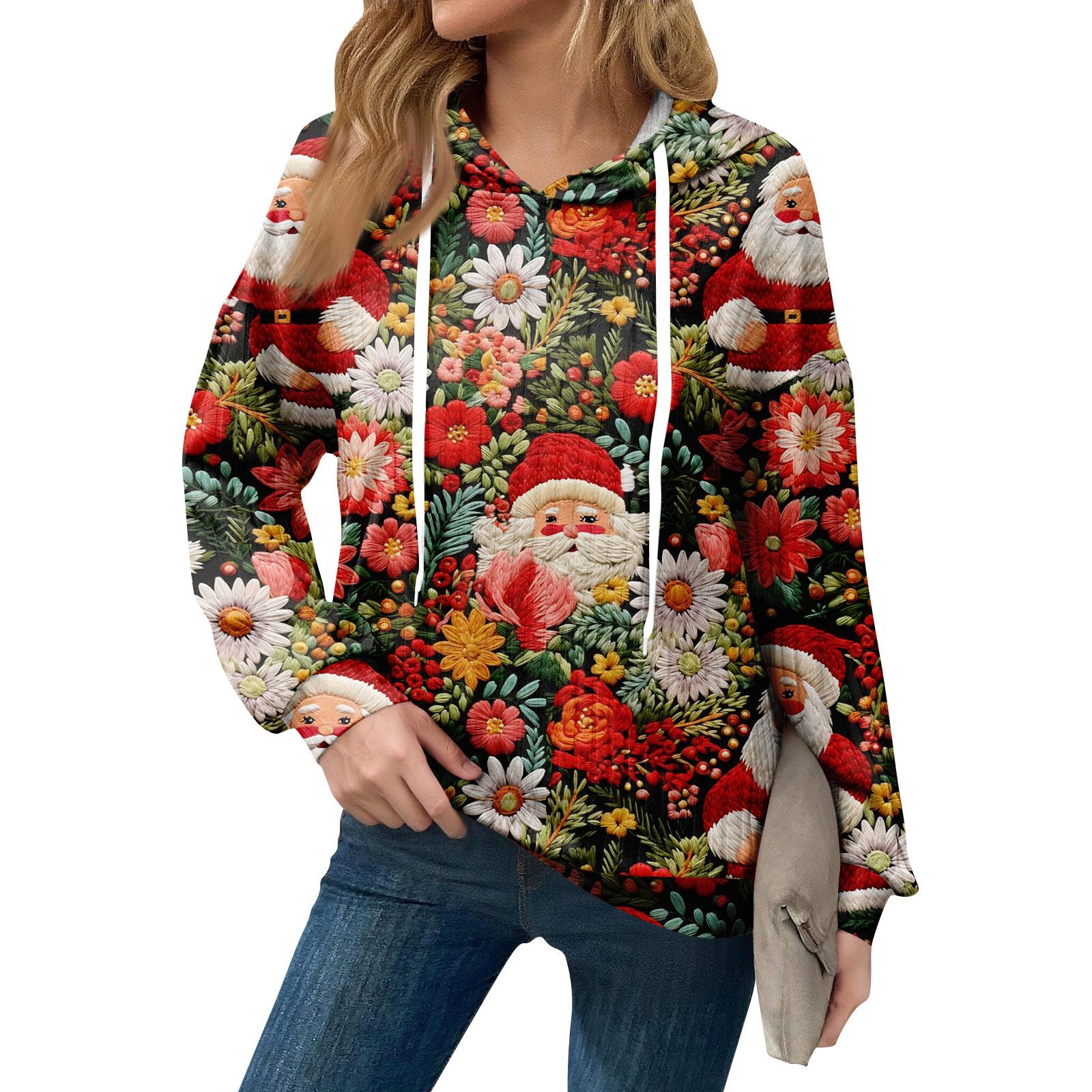 

Толстовки для женщин оверсайз зимние милые свитшоты пуловер трендовая осенняя одежда M красный