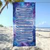 Galaxy Swirl Abstract Beach Towel Patterned Sunscreen And Windproof Suitable For Swimming Pool Camping Travel