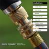 Brass Garden Hose Quick Connector Water Pipe Tap Adaptor Fitting for 1/2"3/4"3/8"1/4" Irrigation Tube Water Stop Repair Joints