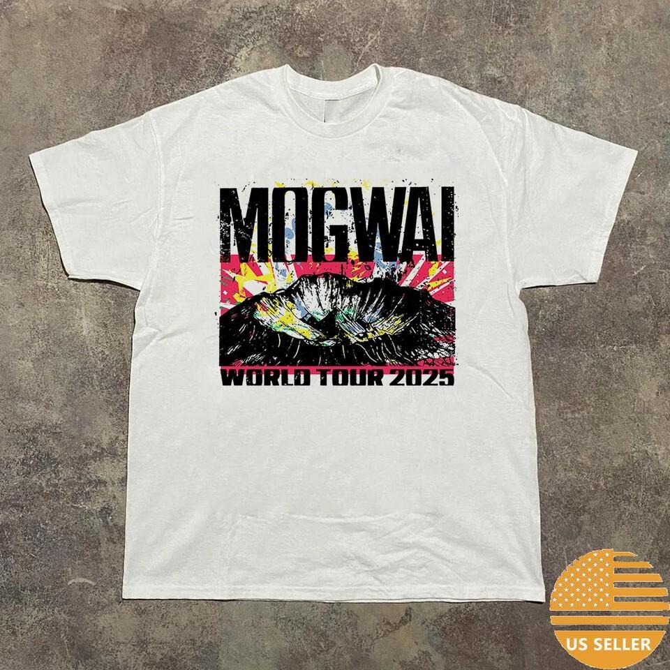 Mogwai Band World Tour 2025 New Hot T Shirt Full Size S-5XL Unisex T-Shirt XL