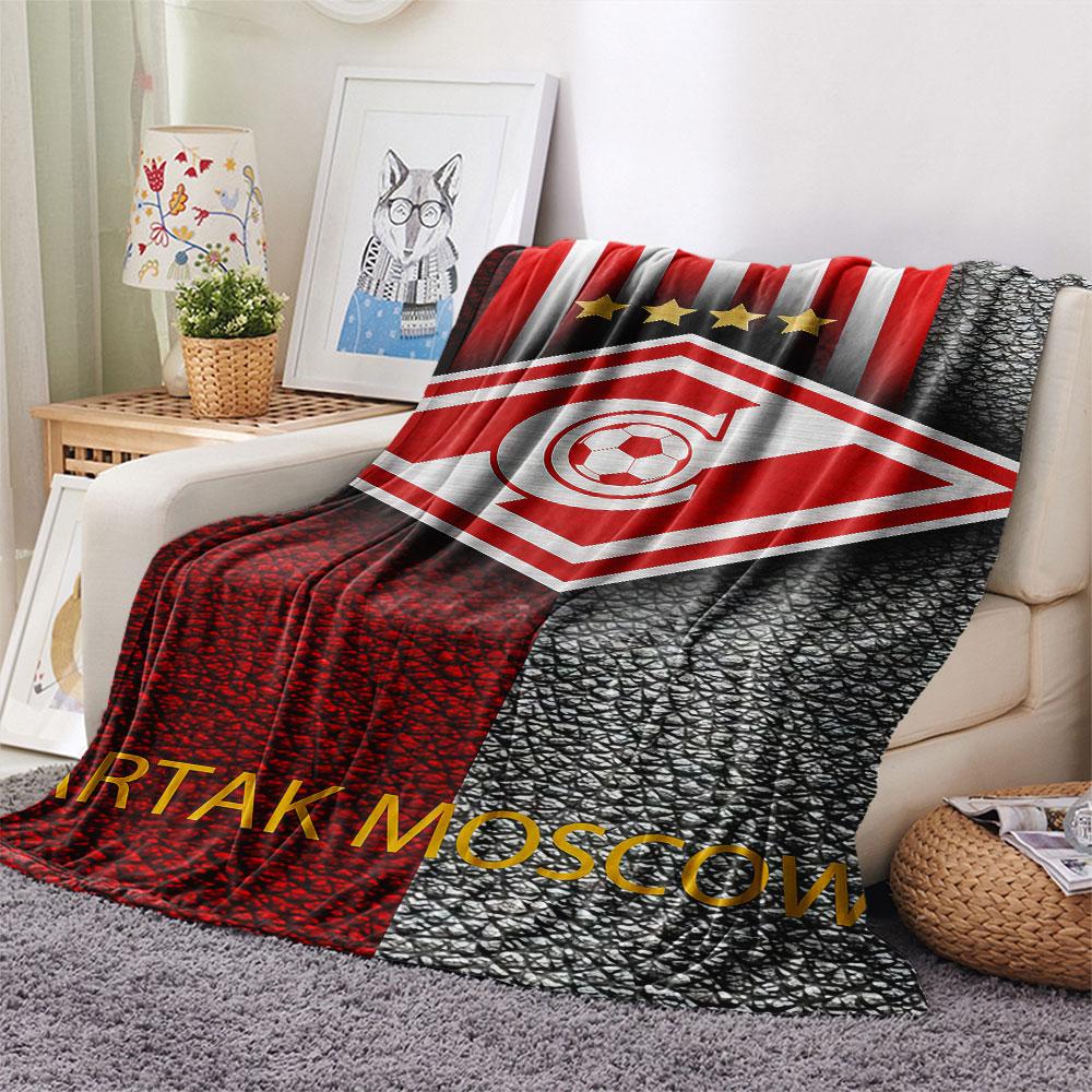 1PC  Spartak Moscow Fight Blanket, High quality Comfortable for All Seasons, Home Decor, Warmth and Comfort