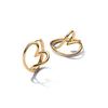 Pandora Organically Shaped Heart Hoop Earrings 263807C00