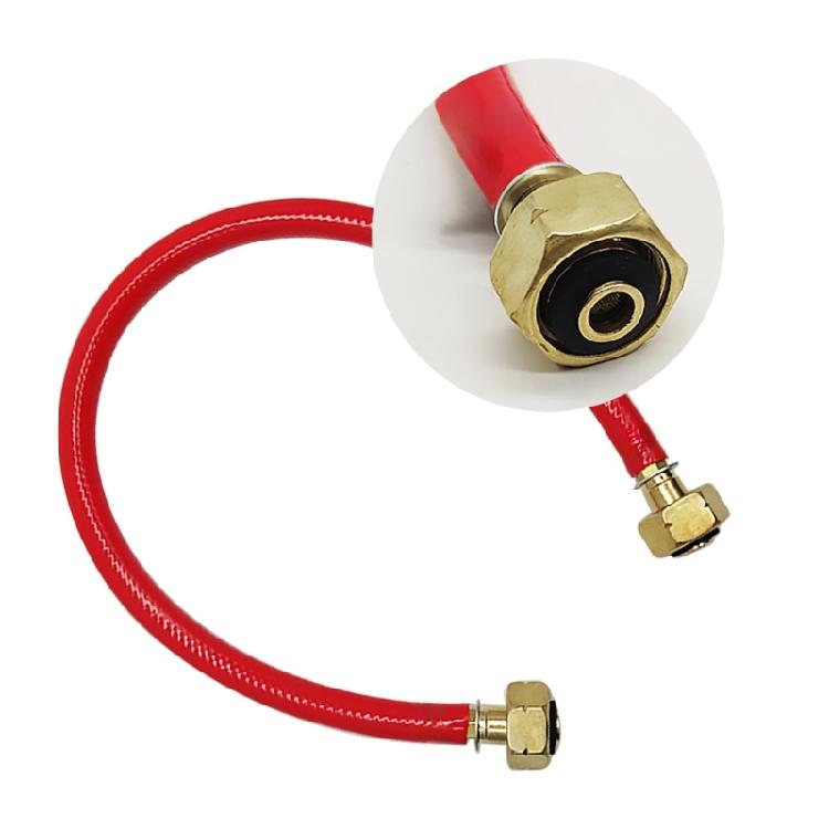 Zylinder gegenseitige Befüllung Verbindungsrohr Flüssiggasbehälter Befüllbrücke Aufblasanschluss Gummischlauch Einfach zu bedienen