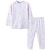 Balabala Girls' Breathable Thermal Underwear Set