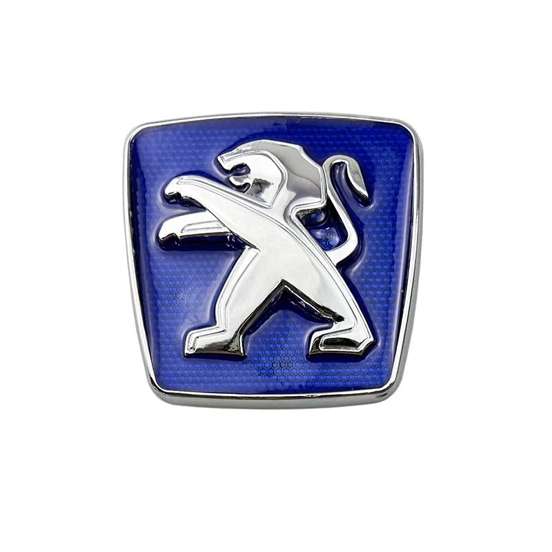 Alloy Lion Car Front Grille Emblem Rear Trunk Badge Stickers for Peugeot 306 307 3008 407 508 2008 4008 GGK 5008 107 108 206 208 301