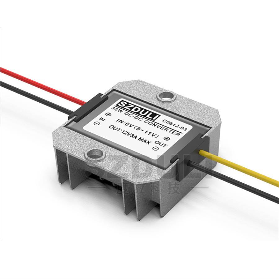 Waterproof Universal Vehicles 6V To 12V Step Up Converter Boost Regulator Module
