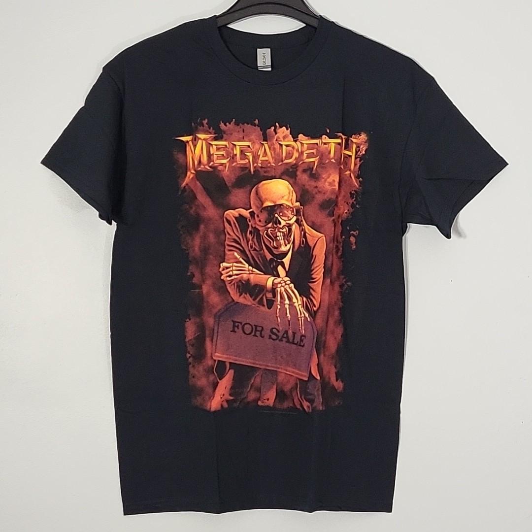 MEGADETH Peace Sells but Who s Buying? L LARGE Official T-Shirt Black Band Logo Unisex T-Shirt XXXL