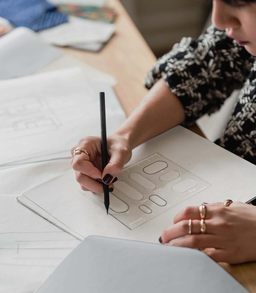 Traceease 1 buc Șablon dreptunghiular cu 8 șabloane geometrice ovale încrustate 7,2" x 18,2" inci Riglă geometrică pentru măsurători DIY,- 1 8" Grosime