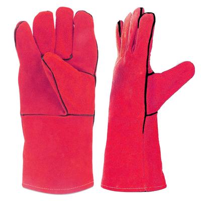 Kožené Svařovací Rukavice, Tepelně/ohnivzdorné, Rukavice na BBQ, Trouba, Gril, Krb, Tig, Mig, Pečení, Pec, Kamna, Držák hrnce, Rukavice pro manipulaci se zvířaty