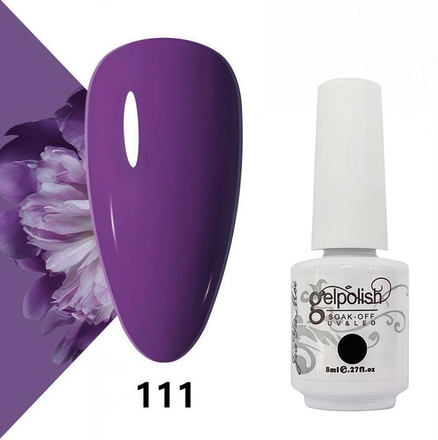 Amber Gel Polish Set: Gel Polish Manicure Kit with Whitening, Base Coat, and Sealer.