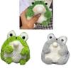 Plush Frog Toy Kit Bag Decoration Pendant Handmade Diy Spit Bubbles Gift Girls