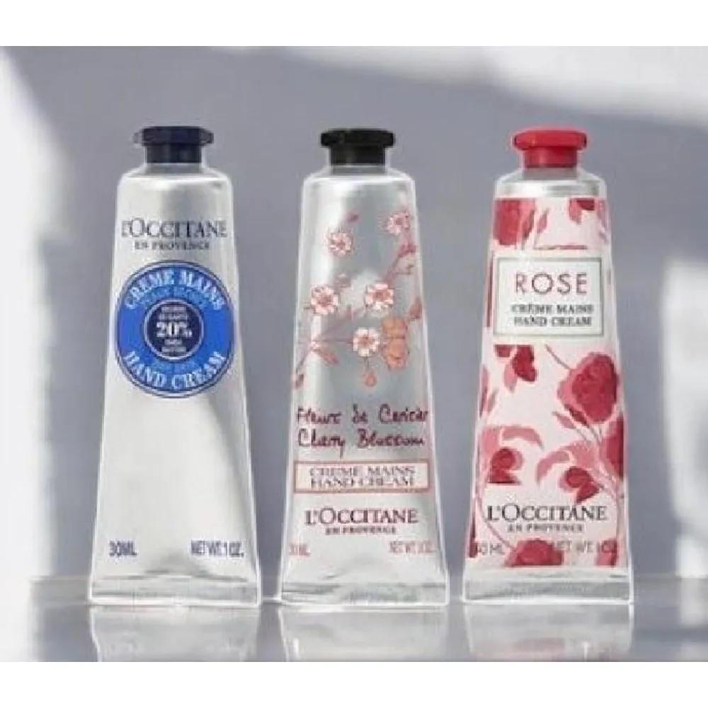 L'Occitane Hand Cream Collection 30ml x 6 (Shea Butter 2 Cherry Blossom 2 Rose 2)