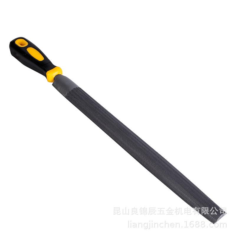 Deli Tools Medium Tooth Half-Round File for Metal and Woodworking - Available In 6, 8, 10, 12 Inches (DL66106)