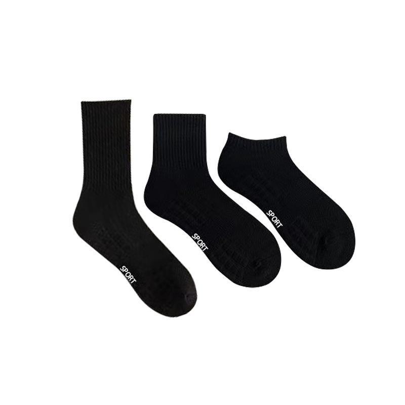 

Thickened Terry Sports Socks with Deodorizing Massage Sole and Shock Absorbing Breathable Cushion чорний