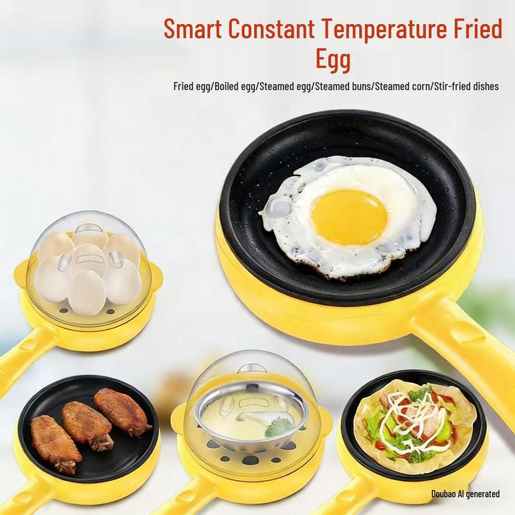 Multi-Functional Non-Stick Electric Egg & Pancake Maker with Auto Power-Off
