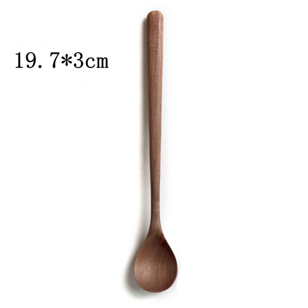 Wooden Large Coffee Gift Dessert Stir Soup Spoons Tableware Kitchen Supplies Rice Scoop