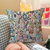 Flower T-Takashi Art M-Murakami Cushion Cover Car Throw Pillow Case For Sofa Car Christmas Gift 40x40cm 45x45cm