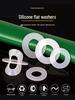 Round Silicone Gasket: Durable, Heat-Resistant, Waterproof Rubber Flat Washer, Customizable Thickness