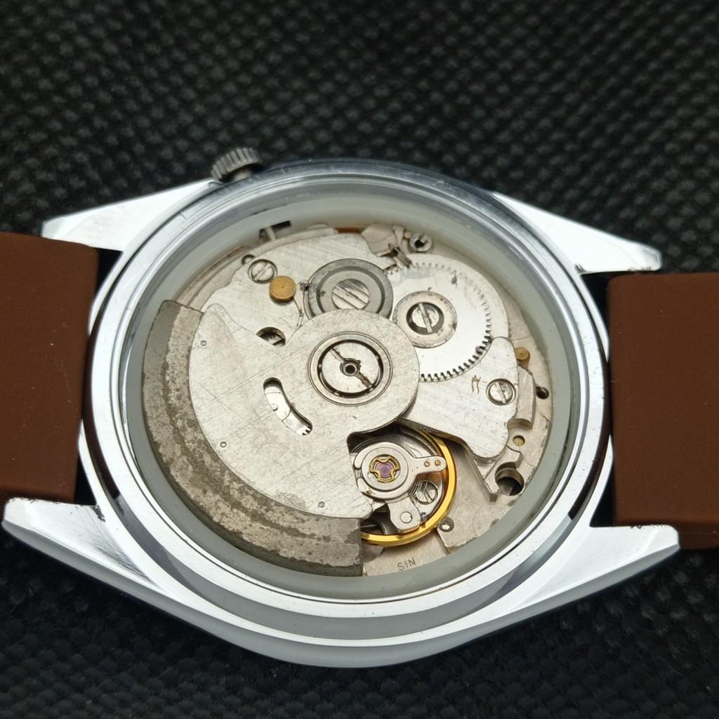 REFURBISHED VINTAGE SEIKO 5 AUTOMATIC JAPAN MENS D/D RED WATCH 593a-a311241-2