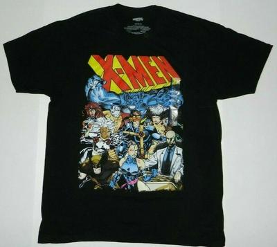 Marvel Comics Retro X-Men Gambit, Wolverine, Beast, Ciclope,Rogue Storm 100% Cotton T-shirt Mens Tees Top