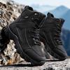 New Men's Suede Outdoor Hiking Boots Non-Slip Hard Grip Sole Tactical Work Boots Mountain Trekking Camping Men Work Safety Shoes