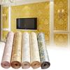 3D Embossed Wallpaper Self-adhesive Non-woven Wall Sticker for Kitchen Home Living Room Bedroom TV Background Wall Decoration