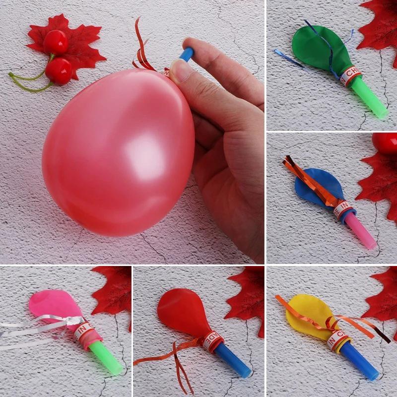 Multicolor Farting Rocket Balloons - Kids' Birthday Party Decoration