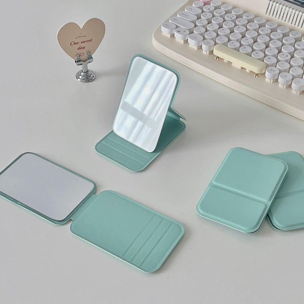 High Definition Desktop Stand Mirror Folding Compact Cosmetic Mirror Makeup Mirror Cosmetic Tools