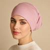 No Pilling, No Fading, Multi-color Tube Hat, Solid Color, Pure Cotton Mercerized Cotton Backing Hat, Cotton Headscarf, Women's Elastic and Breathable