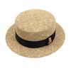 Yunibeosyeolkemiseuteuli Bau Flat Short Panama Hat Gd Raffia Hat