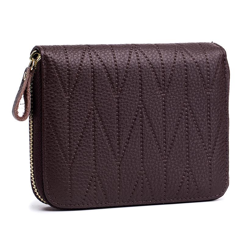 Organ Card Bag, Women's Multi-card Position, RFID Zipper, ID Position, Nfc Shielded Card Holder, Small Change Bag.