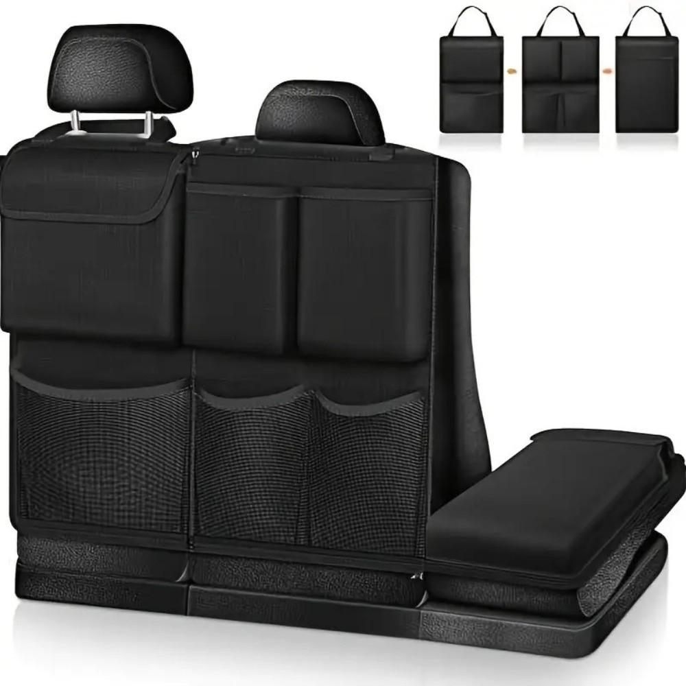 Detachable Car Trunk Storage Bag Rear Seat Storage Cargo Rack  Auto Trunk Organization чёрный