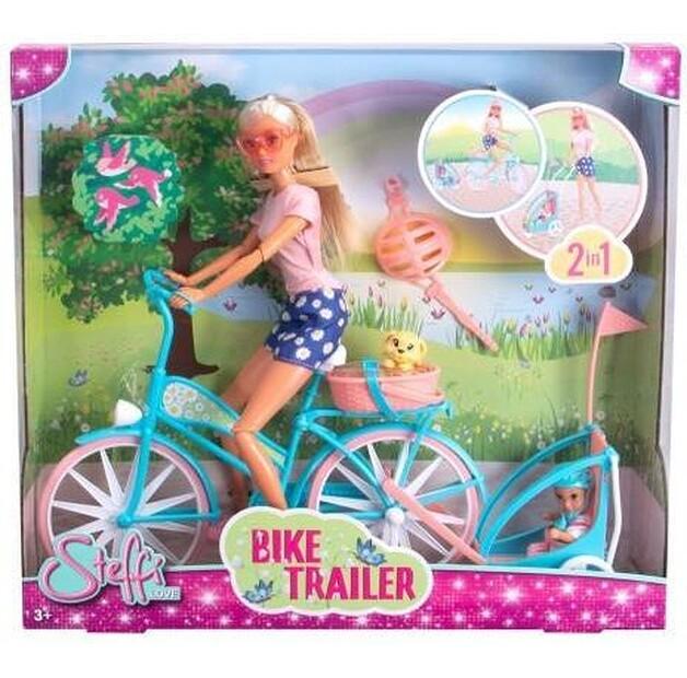 Păpușă Simba Steffi Expediție cu Bicicleta