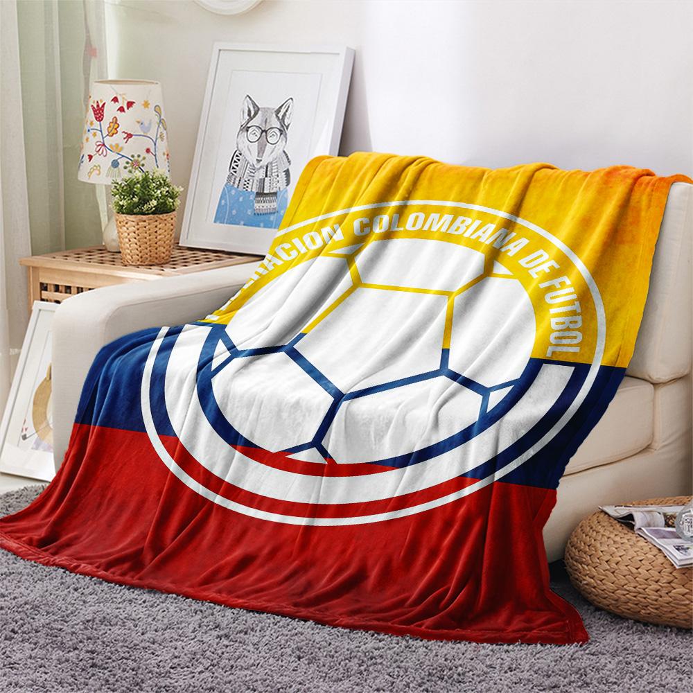 La Tricolor Flannel Blanket, High quality Comfortable for All Seasons, Home Decor, Warmth and Comfort