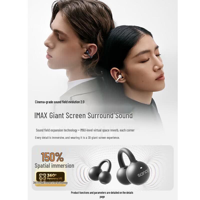 Sainar F20S Pro Open-Ear Clip Bluetooth Headphones