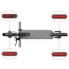 Electric Scooters Front Fork Decorative Cover Scooters Side Reflective Strap Sticker Safety Decoration Night Reflector