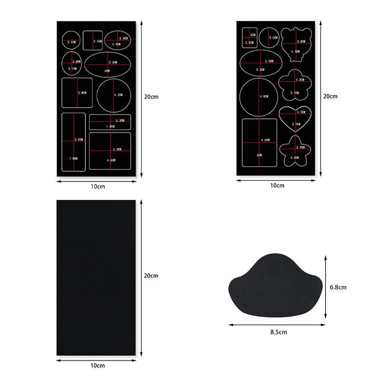 Geometrischer Selbstklebender Lederreparaturflicken für Sofas, Kleidung und Autositze - Nahtlose, Waschbare Reparatur.
