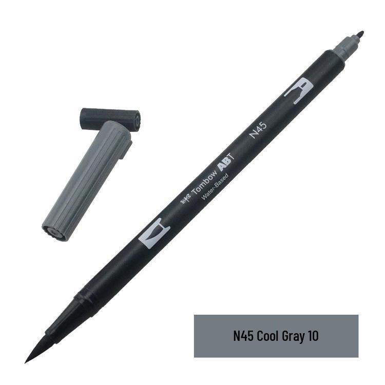 Tombow ABT Warm Color Double-Ended Watercolor Brush Pen for Students