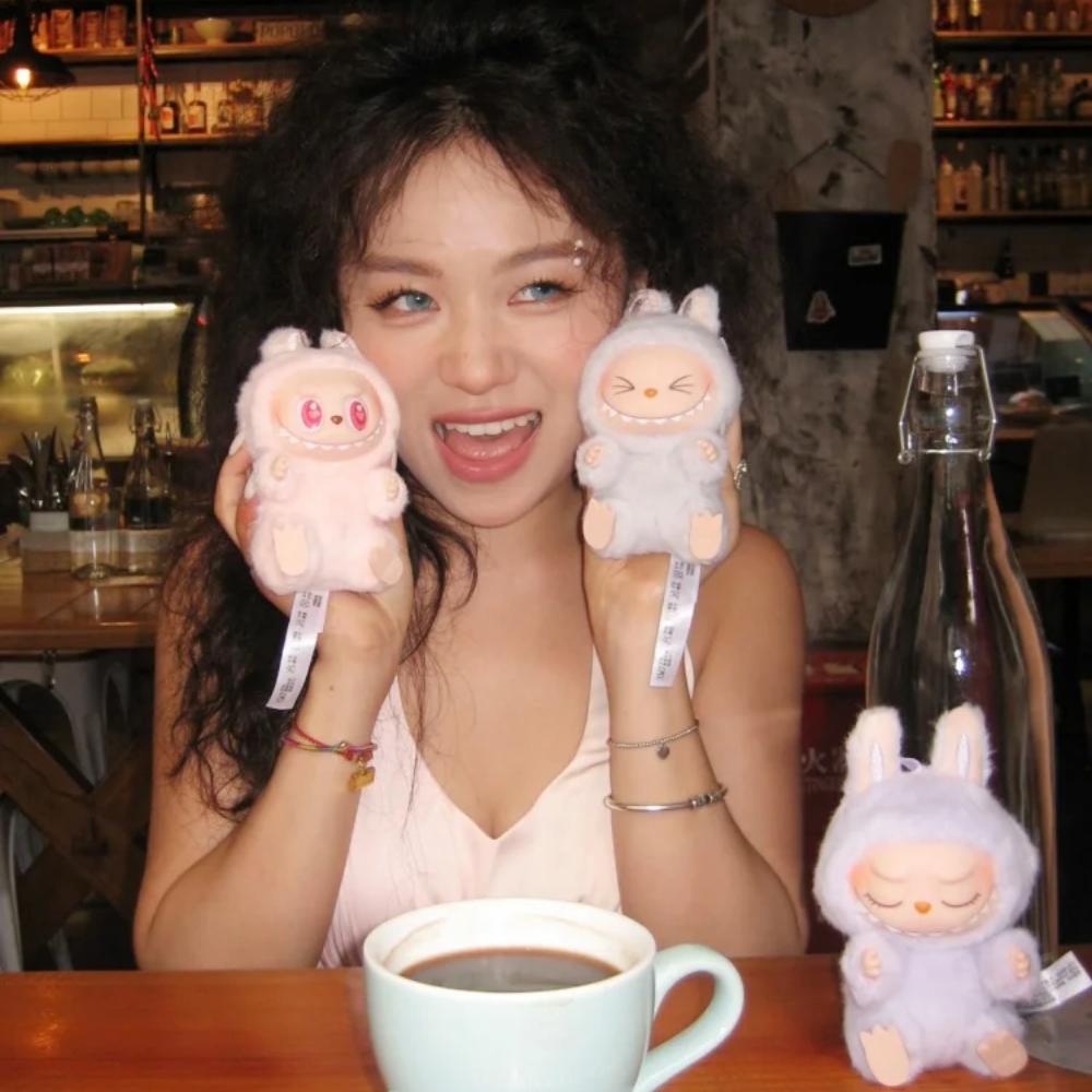 Figurină Anime Labubu Have A Seat Series Păpușă Model Jucărie Jucărie Monstru Drăguț Cadou de Ziua de Naștere