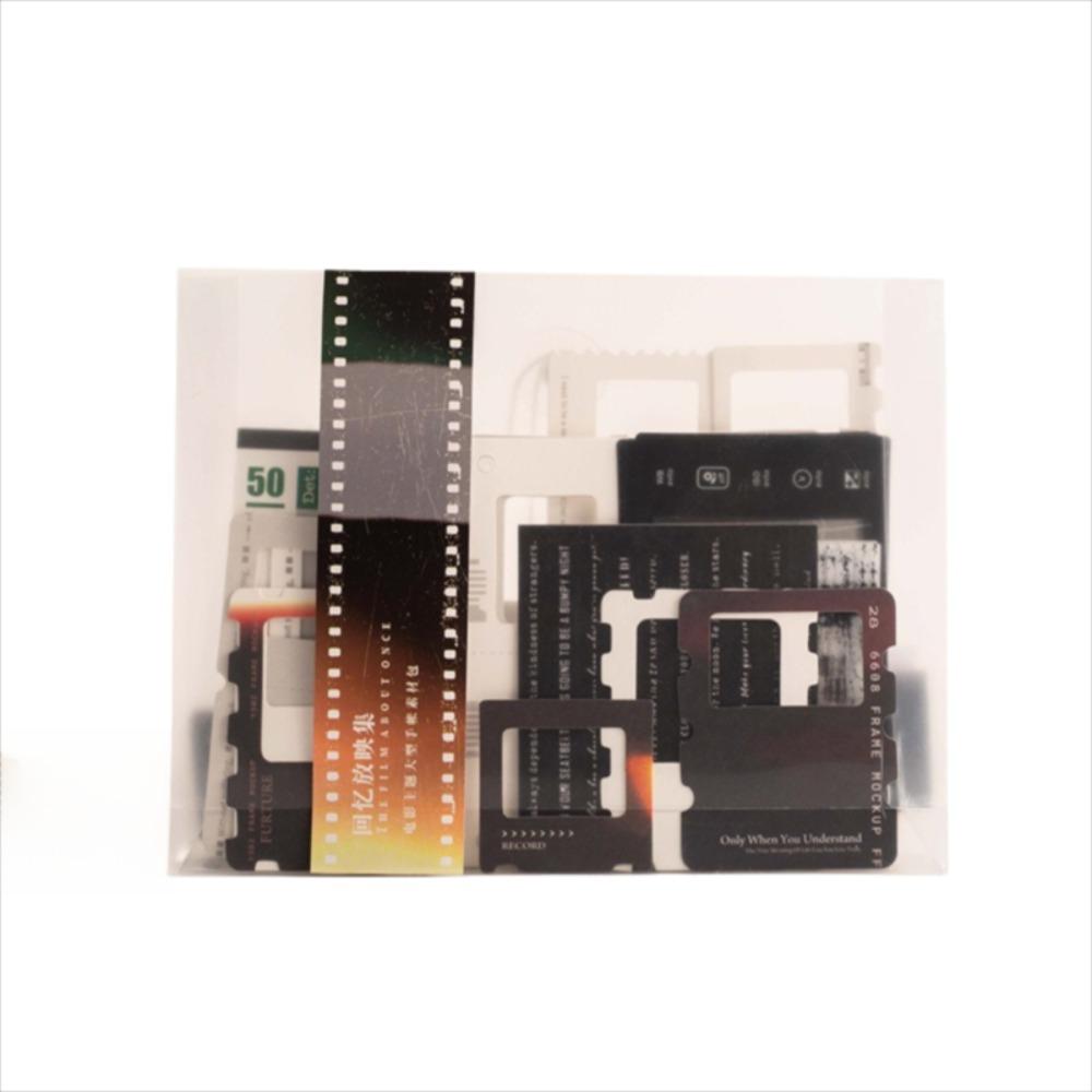 

Рамка для фильма Внутри Наклейки для фильма Скрапбукинг Коллаж Материал для открыток Большой подарочный набор Дневник Альбом