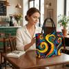  Colorful Swirl Pattern Tote Bag