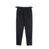 Men's Autumn White Slim Fit Trousers with Unique Waistband–Korean Style