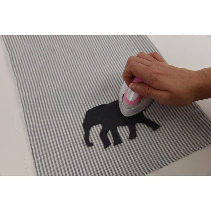 Rouleau de papier adhésif thermocollant double-face - 1 x 1 m