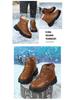 Waterdichte Jongens Martin Boots - Nieuwe Warme, Antislip, Velours Gevoerde Katoenen Schoenen voor Middelgrote en Grote Kinderen.
