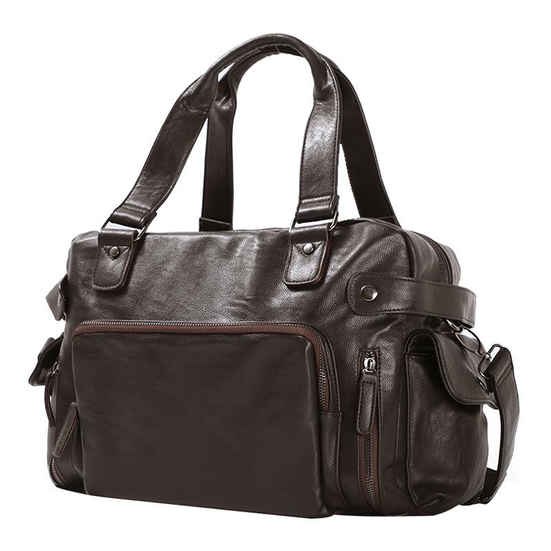 2023 Men's Leather Crossbody Shoulder Bag - Business & Casual Travel Handbag