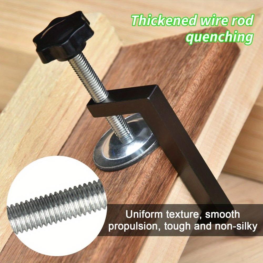 4Pcs/1Set Clamps, Clamp Range 10-57Mm Table Clamps, Adjustable Screw Clamps, Small Universal Table Clamps for Bedroom, Kitchen, Bathroom And Shelf