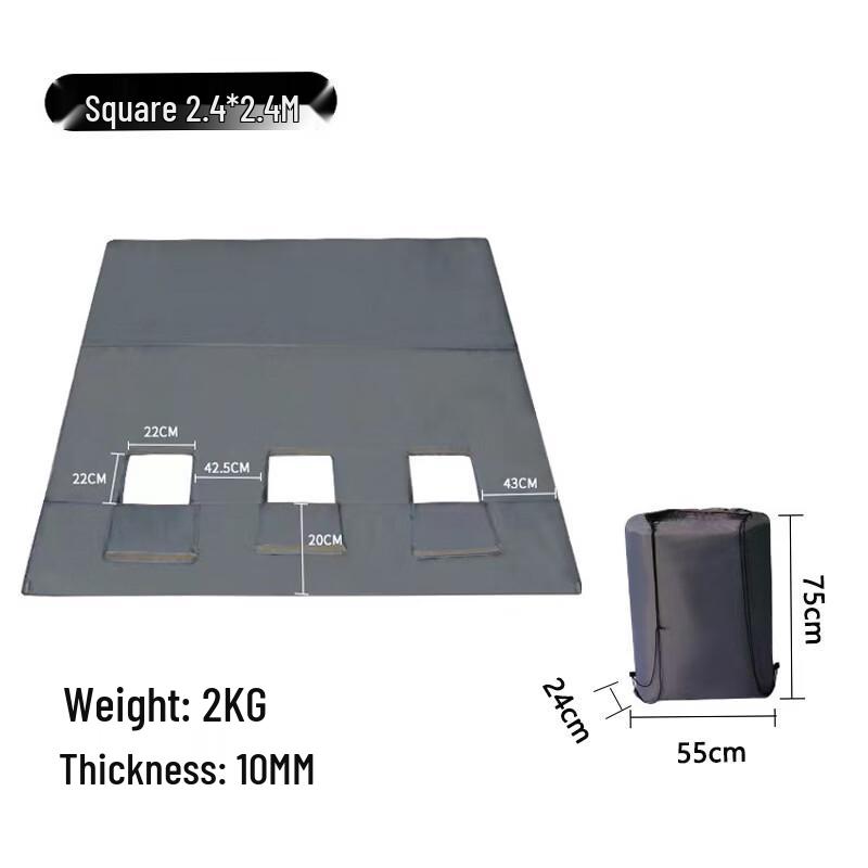 ZISIZ Winter Fishing Tent Folding Mat
