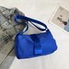 Oxford cloth messenger bag fashion high-end fitness bag women's small horizontal casual solid color shoulder toast bag