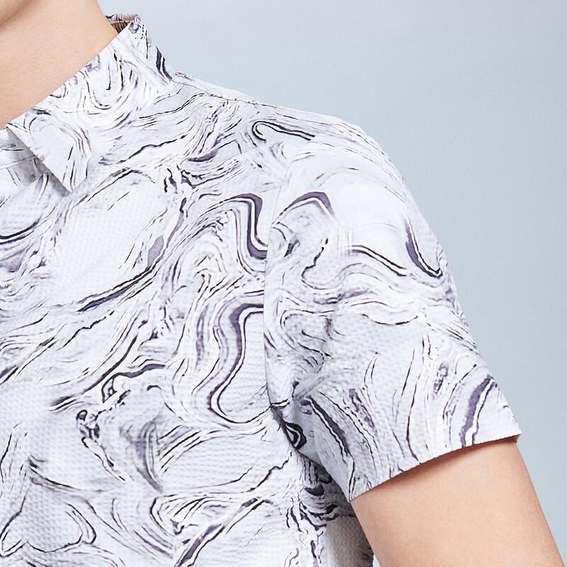 Antonio Men's Cool & Easy Care Short Sleeve Printed Shirt