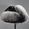 Furry Trapper Hat with Ear Flaps Windproof Winter Hunting Hat Furry Lined Winter Earflaps Hat Cycling Hat for Men Women
